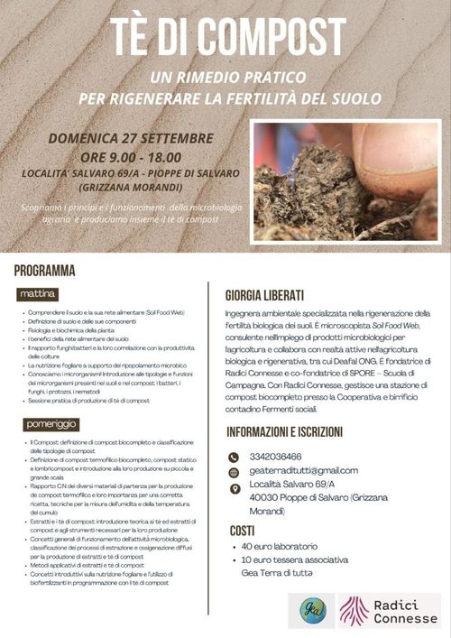 Tè di compost: un rimedio pratico per rigenerare la fertilità del suolo