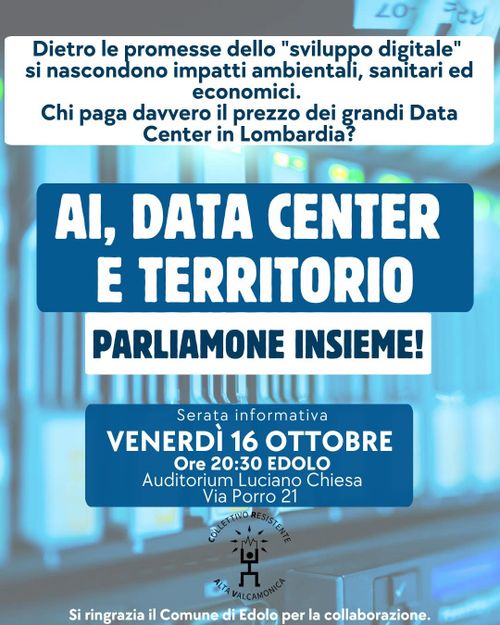 AI, Data center e Territorio