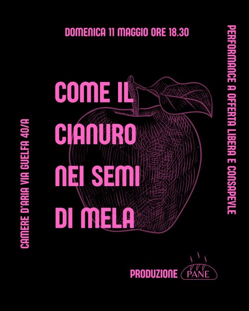 COME IL CIANURO NEI SEMI DI MELA - Performance PANE