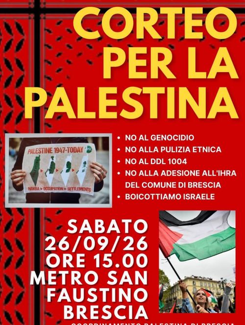 CORTEO PER LA PALESTINA