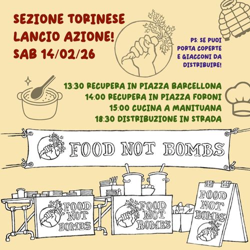 Azione di Food Not Bombs