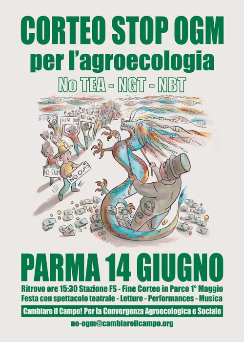 CORTEO STOP OGM per l'agroecologia