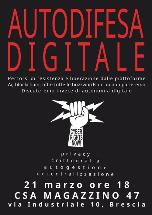 Presentazione percorsi e autodifesa digitale