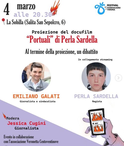 Proiezione del docufilm "Portuali" 