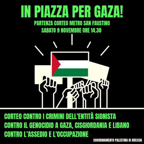 In Piazza per Gaza!