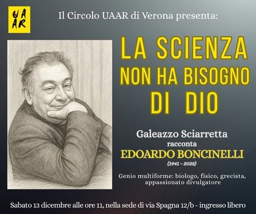 LA SCIENZA NON HA BISOGNO DI DIO