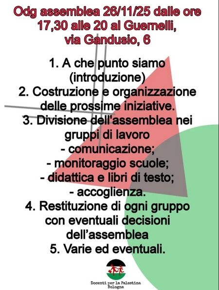 assemblea Docenti per la Palestina