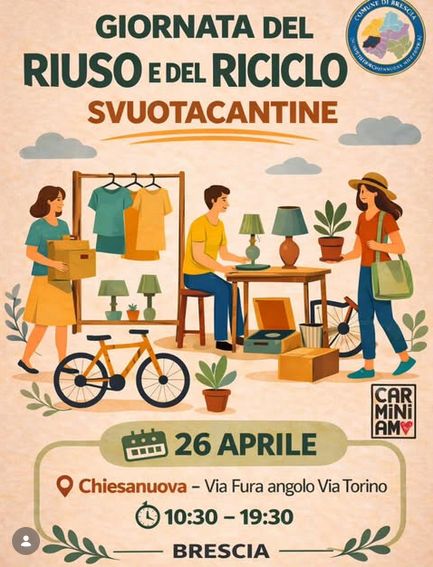 GIORNATA DEL RIUSO E DEL RICICLO - MERCATINO SVUOTACANTINE