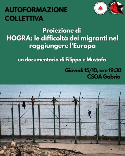 Proiezione di Hogra: le difficoltà dei migranti 