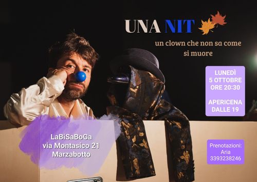 Una nit, un clown che non sa morire
