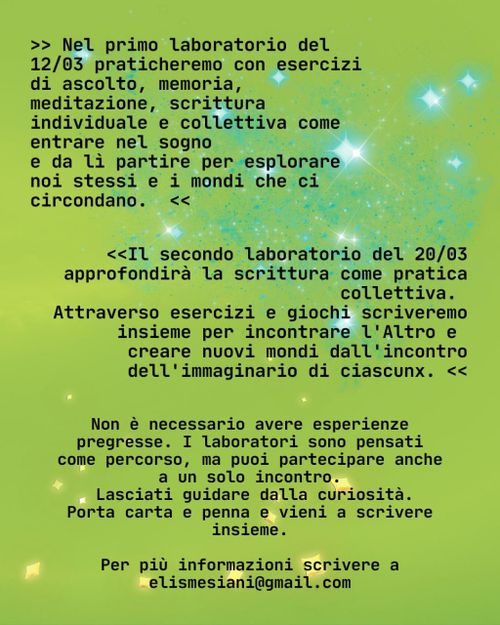 La potenza della rete, laboaratorio di scrittura poetica collettiva