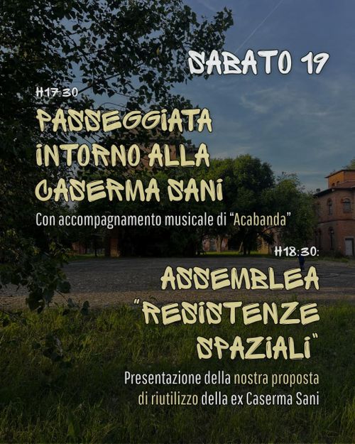 CAMPEGGIO SPAZIALE - SABATO