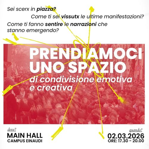 Prendiamoci uno spazio : cerchio di condivisione emotiva