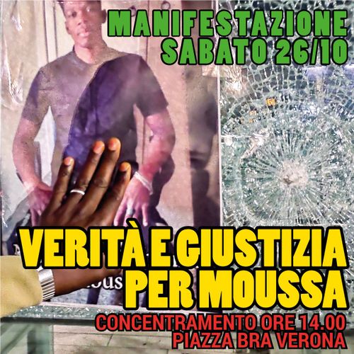 Manifestazione "Verità e giustizia per Moussa Diarra"