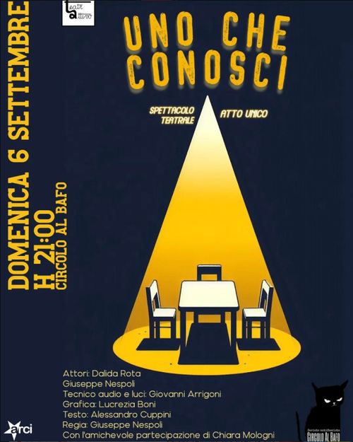 Spettacolo teatrale "Uno che conosci"