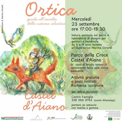 ORTICA lettura cantata e laboratorio di disegno 
