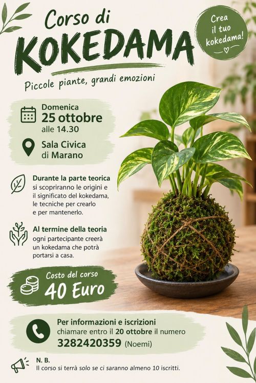 Corso di Kokedama