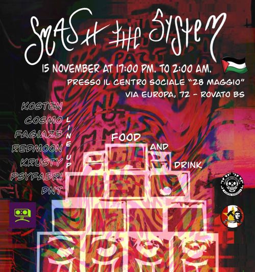kollettivopiratidelloglio SAVE THE DATE - 15 NOVEMBRE CS "28 Maggio", Rovato - Via Europa 72 Dalle 17:00: bancarelle, spettacoli di giocoleria e tanta magia! Porta il tuo attrezzo, gioca con noi - Food and drink disponibili J LineUp: Ckosten_aka_kst Gred_moon_goa_psy_trance @cosmonoizeslavery_2b_crew Edonatofranzoni Gfagia_23 Gdiego_krusty Flyer: Edreadheadisa & E_.orizio. Big support: smashrepression_brescia No fasci No war