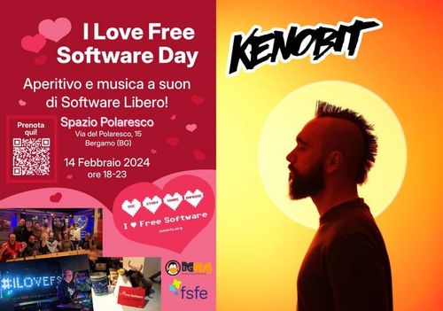 I Love Free Software Day - Aperitivo e Kenobit Live