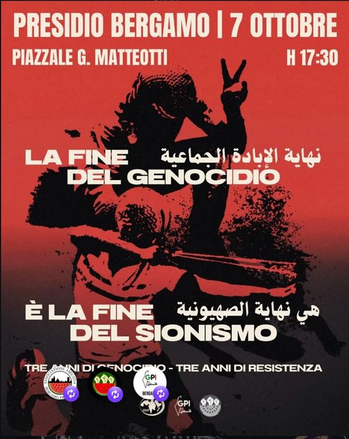 La fine del genocidio è la fine del sionismo