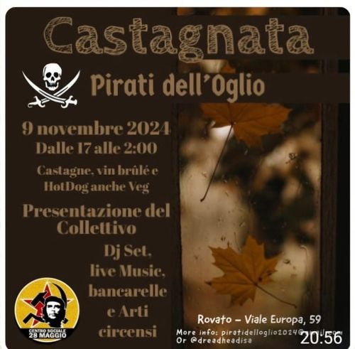 Castagnata pirati dell oglio