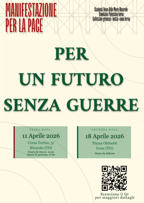 PER UN FUTURO SENZA GUERRE