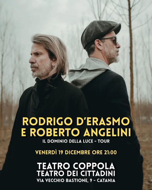 𝗥𝗢𝗗𝗥𝗜𝗚𝗢 𝗗’𝗘𝗥𝗔𝗦𝗠𝗢 𝗘 𝗥𝗢𝗕𝗘𝗥𝗧𝗢 𝗔𝗡𝗚𝗘𝗟𝗜𝗡𝗜 -