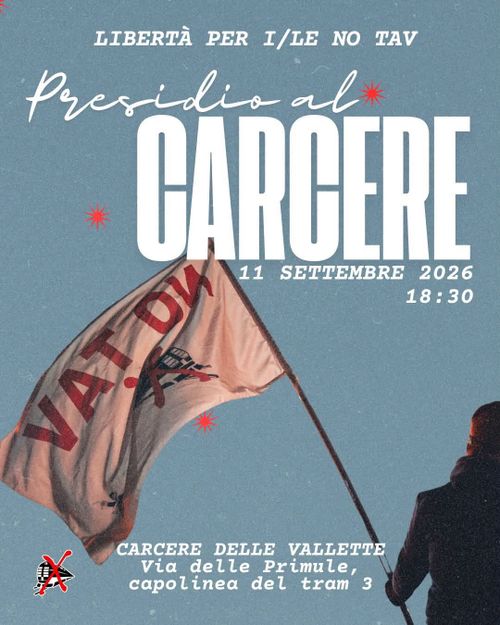 PRESIDIO AL CARCERE DELLE VALLETTE