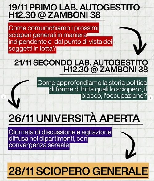 COSTRUIAMO LO SCIOPERO GENERALE