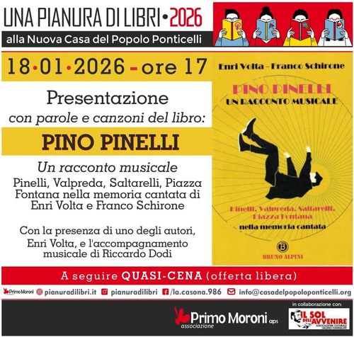 Presentazione del libro ' Pino Pinelli, Un racconto musicale'
