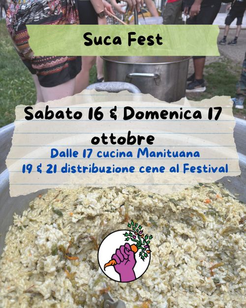 Cucina e distribuzione cene Suca Fest