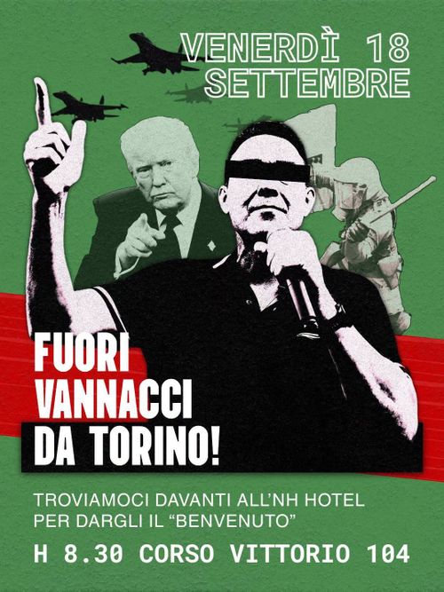 Fuori Vannacci da Torino
