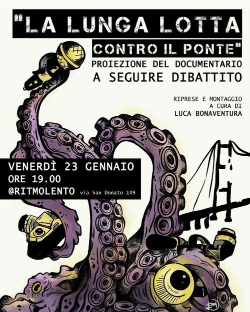 Proiezione “La lunga lotta contro il ponte” e dibattto