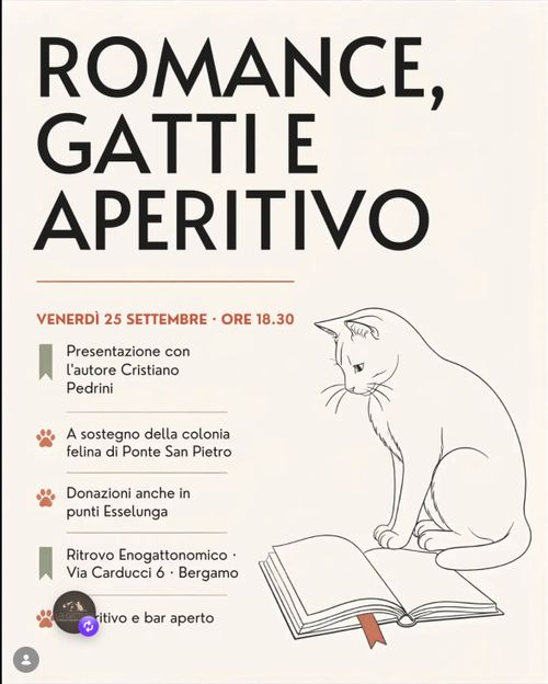Romance, Gatti e Aperitivo