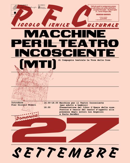Macchine per il Teatro Incosciente 