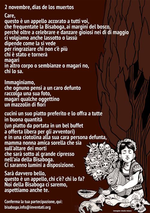 Dias de los muertos, 2 novembre in Firaboga