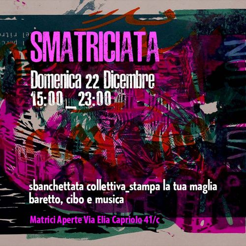 SMATRICIATA! ovvero Sbanchettata collettiva