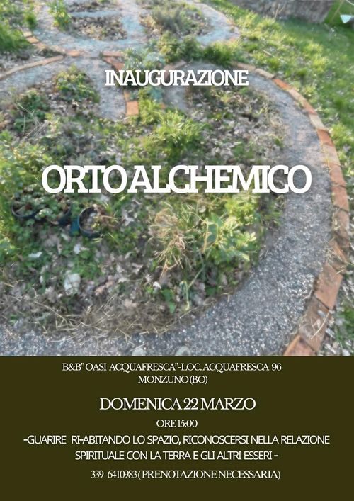 Inaugurazione orto alchemico