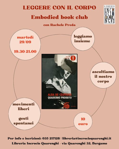 LEGGERE CON IL CORPO - EMBODIED BOOK CLUB