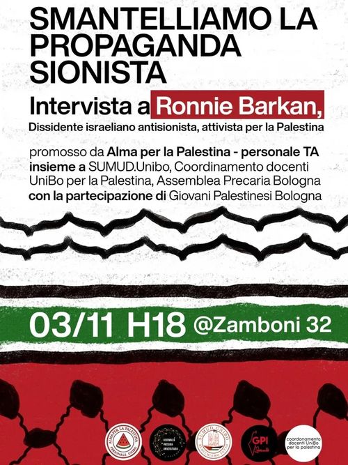 Sionismo. Intervista a Ronnie Barkan