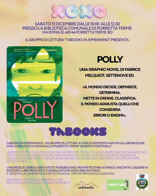 TABOOKS in Appennino con "POLLY", una graphic novel di Fabrice Melquiot 