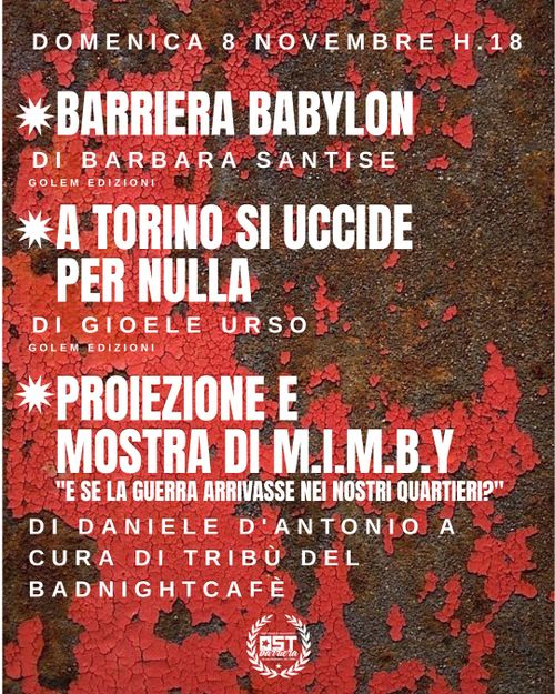 OLTRE BARRIERA - Rubrica di Narrativa Periferica