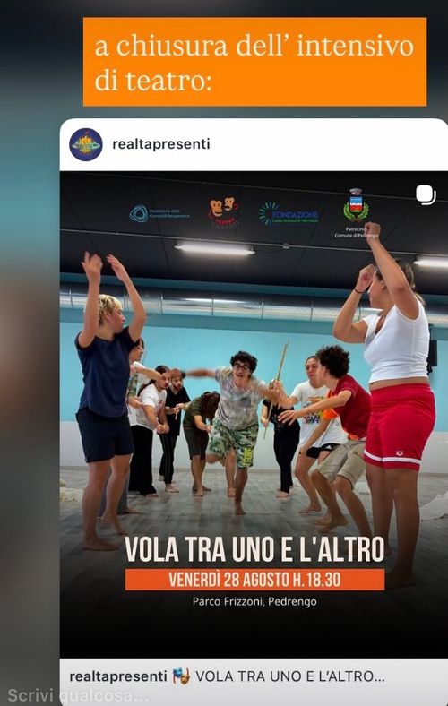 Spettacolo VOLA TRA UNO E L’ALTRO