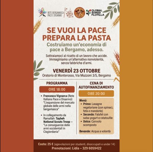 Se vuoi la pace, prepara la pasta