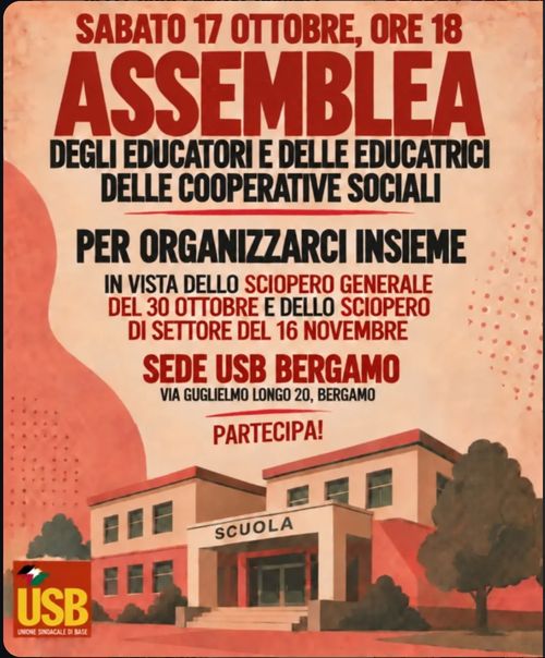 ASSEMBLEA DEGLI EDUCATORI E DELLE EDUCATRICI DELLE COOPERATIVE SOCIALI