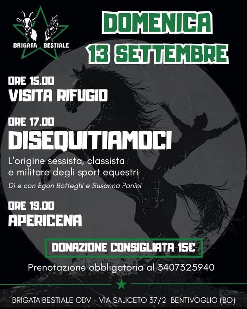 Disequitiamoci @ Brigata Bestiale
