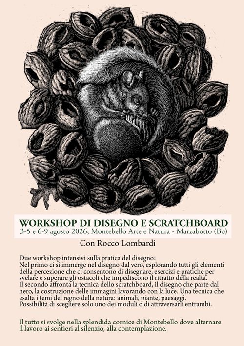 Workshop di disegno e scratchboard