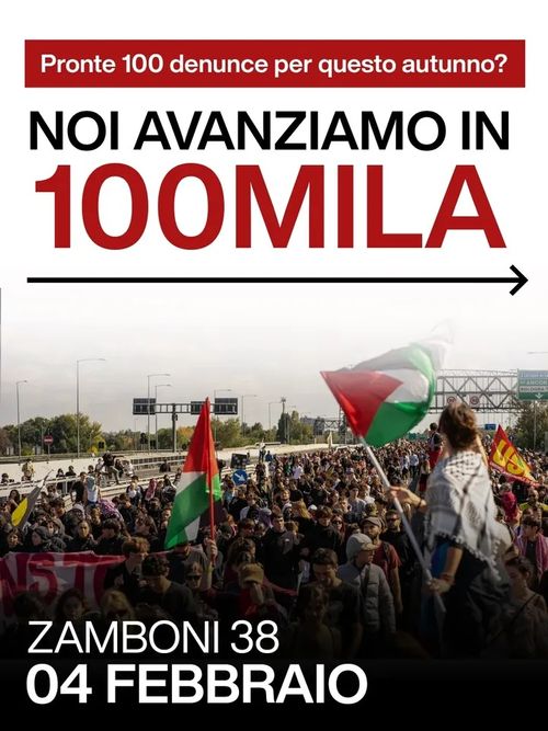 Noi avanziamo in 100mila