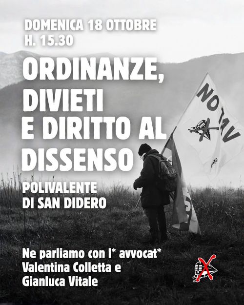 ORDINANZE, DIVIETI E DIRITTO AL DISSENSO