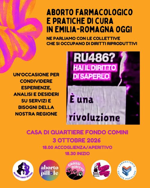 Aborto farmacologico e pratiche di cura in Emilia Romagna oggi
